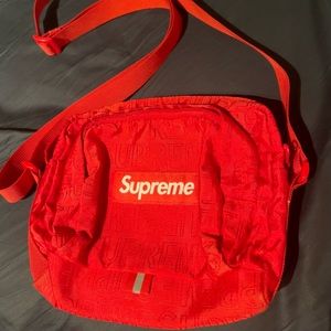 Supreme box logo shoulder bag